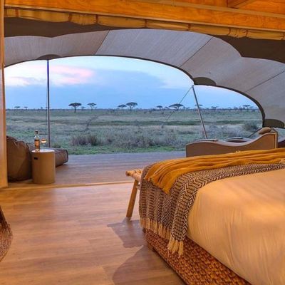 Remote Tanzania safari landscape